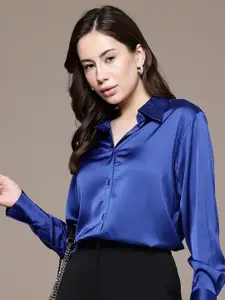 French Connection Relaxed Fit Drop-Shoulder Sleeves Casual Shirt
