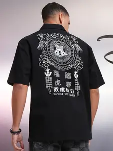 Highlander Disney Men Mickey Printed Relaxed Casual Shirt