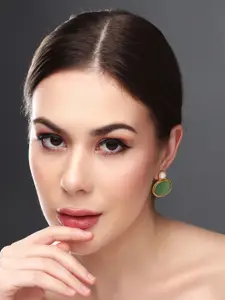 Anvik Gold Plated Beaded Contemporary Studs