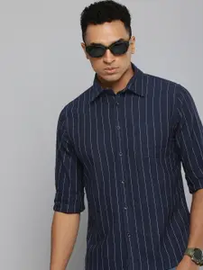 Flying Machine Slim Fit Striped Pure Cotton Casual Shirt
