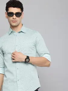 Flying Machine Slim Fit Geometric Self Designed Casual Shirt