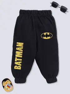 YK X Minute Mirth Boys Batman Printed Pure Cotton Joggers
