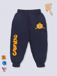 YK X Minute Mirth Boys Garfield Printed Pure Cotton Joggers