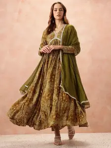 all about you Lace Taping Ethnic Dress