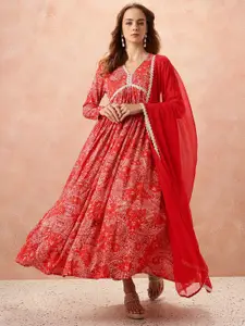 all about you Lace Taping Ethnic Dress