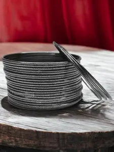 OOMPH Pack Of 24 Oxidised Bangles