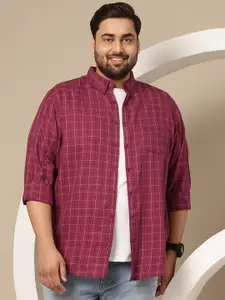 Sztori Plus Size Checked Casual Shirt