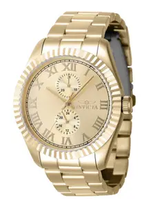 Invicta Men Dial & Stainless Steel Bracelet Style Straps Analogue Watch 47431