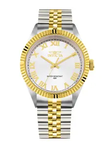 Invicta Men Dial & Stainless Steel Bracelet Style Straps Analogue Watch 47402