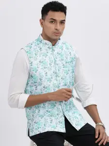 SHOWOFF Men Printed Nehru Jackets