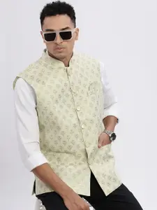 SHOWOFF Men Printed Nehru Jackets