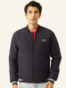 Leather Retail Men Stand Collar Solid Casual Biker Jacket