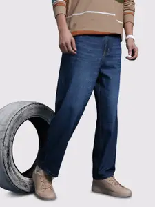 The Roadster Life Co. Men Loose Fit Flared Pure Cotton Jeans