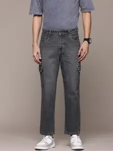 The Roadster Lifestyle Co. Men Relaxed Fit Cargo-Style Jeans