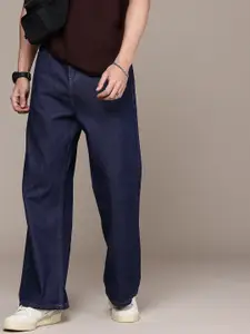 The Roadster Life Co. Men Pure Cotton Loose Bootcut Jeans