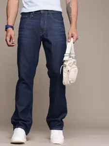 The Roadster Life Co. Men Pure Cotton Bootcut Light Fade Jeans