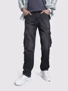 The Roadster Life Co. Men Light Fade Pure Cotton Loose Fit Jeans