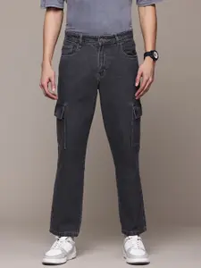 The Roadster Lifestyle Co. Men Cargo-Style Relaxed Fit Jeans