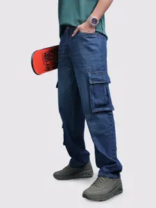 The Roadster Life Co. Men Baggy Fit Pure Cotton Jeans