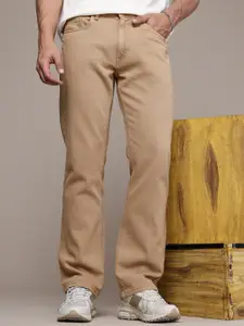 The Roadster Life Co. Men Bootcut Pure Cotton Jeans