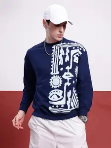 Kook N Keech Abstract Tribal Print Sweatshirt