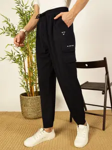 Thomas Scott Men Mid Rise Relaxed Fit Track Pants Joggers