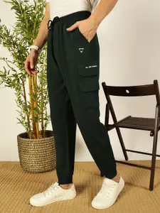 Thomas Scott Men Solid Relaxed Fit Joggers