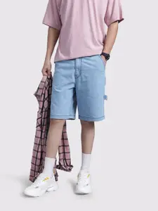 The Roadster Life Co. Men Relaxed Fit Pure Cotton Denim Shorts