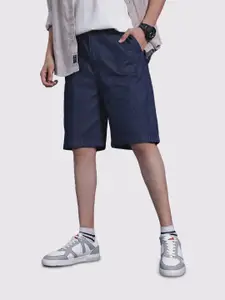 The Roadster Life Co. Men Relaxed Fit Pure Cotton Jorts