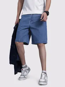 The Roadster Life Co. Men Relaxed Fit Pure Cotton Jorts