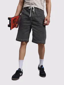 The Roadster Life Co. Men Relaxed Fit Pure Cotton Denim Shorts