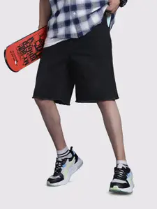 The Roadster Life Co. Men Relaxed Fit Pure Cotton Jorts