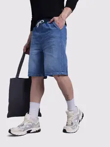 The Roadster Life Co. Men Relaxed Fit Pure Cotton Denim Shorts