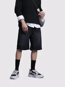 The Roadster Life Co. Men Mid-Rise Pure Cotton Relaxed Fit Jorts