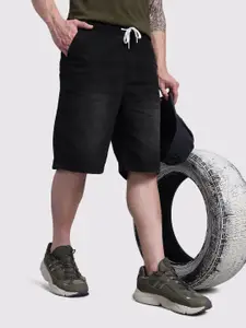 The Roadster Life Co. Men Relaxed Fit Pure Cotton Denim Shorts