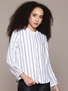 The Roadster Lifestyle Co. Striped Casual Shirt