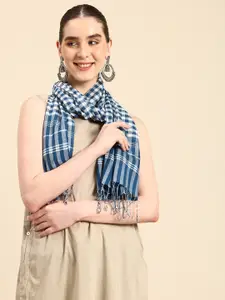 ASVA Women Checked Scarf