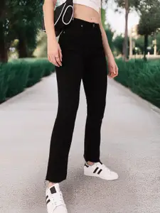 DressBerry Women Stretchable Frayed Jeans