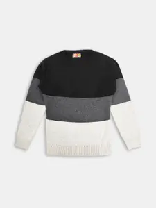 Here&Now X Game Begins Girls Colourblocked Pullover