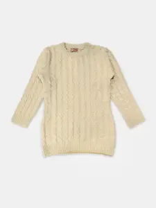 Here&Now X Game Begins Girls Cable Knit Pullover