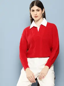 Chemistry Cable Knit Woollen Pullover