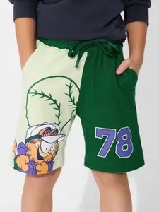 The Souled Store Boys Printed Garfield Shorts