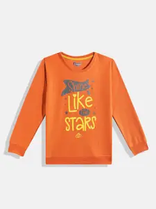 Eteenz Girls Typography Printed Sweatshirt