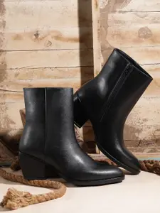 The Roadster Lifestyle Co. Women Stacked Heels Regular Boots