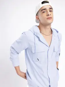 Kook N Keech Hooded Casual Shirt