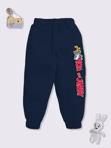 YK X Minute Mirth Boys Tom & Jerry Printed Pure Cotton Joggers