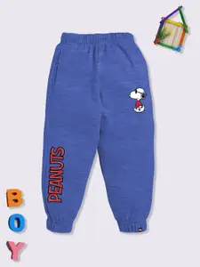 YK X Minute Mirth Boys Peanuts Printed Cotton Joggers