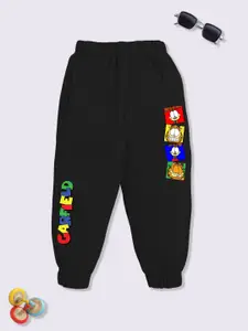 YK X Minute Mirth Boys Garfield Printed Pure Cotton Joggers