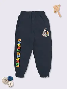 YK X Minute Mirth Boys Looney Tunes Printed Cotton Joggers