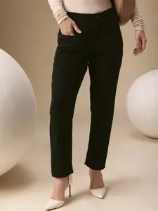 Chemistry Women Boyfriend Fit High-Rise Stretchable Jeans